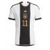 Camisa de time de futebol Alemanha Mario Gotze #11 Replicas 1º Equipamento Mundo 2022 Manga Curta